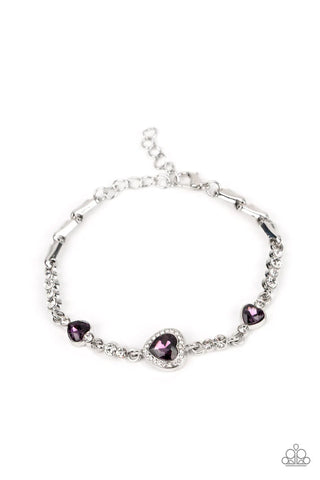 Amor Actually - purple - Paparazzi bracelet (PZ-5085)