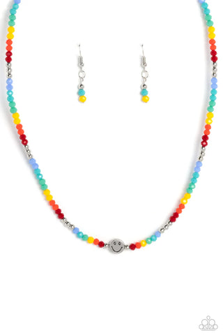 Beaming Bling - multi - Paparazzi necklace (PZ-4451)