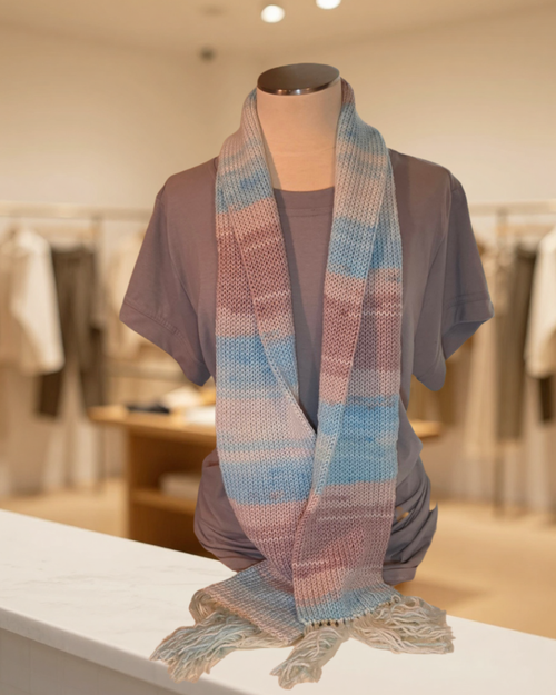 Beachy - Multi Country Craft Barn Fringe Scarf (KS-1025)