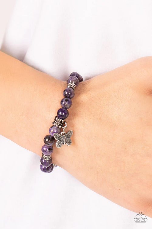 Butterfly Nirvana - purple - Paparazzi bracelet (PZ-5008)