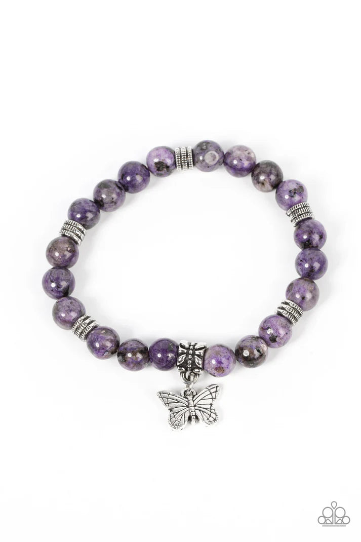 Butterfly Nirvana - purple - Paparazzi bracelet (PZ-5008)