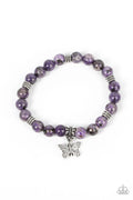 Butterfly Nirvana - purple - Paparazzi bracelet (PZ-5008)
