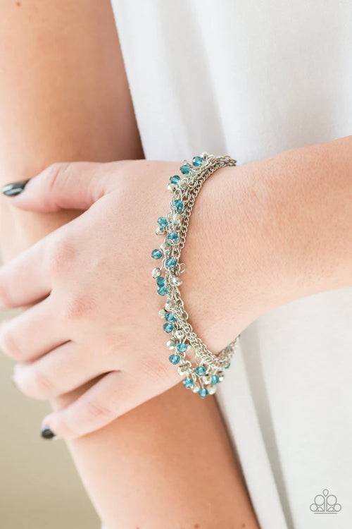 Cash Confidence - blue - Paparazzi bracelet (PZ-5439)