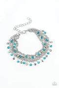 Cash Confidence - blue - Paparazzi bracelet (PZ-5439)