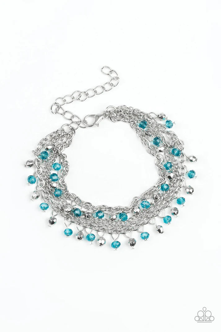 Cash Confidence - blue - Paparazzi bracelet (PZ-5439)