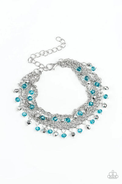 Cash Confidence - blue - Paparazzi bracelet (PZ-5439)