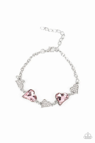 Cluelessly Crushing - pink - Paparazzi bracelet (PZ-3886)
