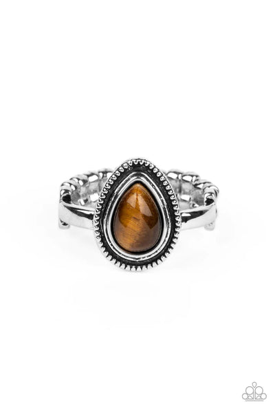 Eco Elements - brown - Paparazzi ring (T59)