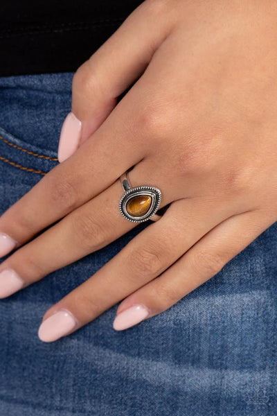 Eco Elements - brown - Paparazzi ring (T59)