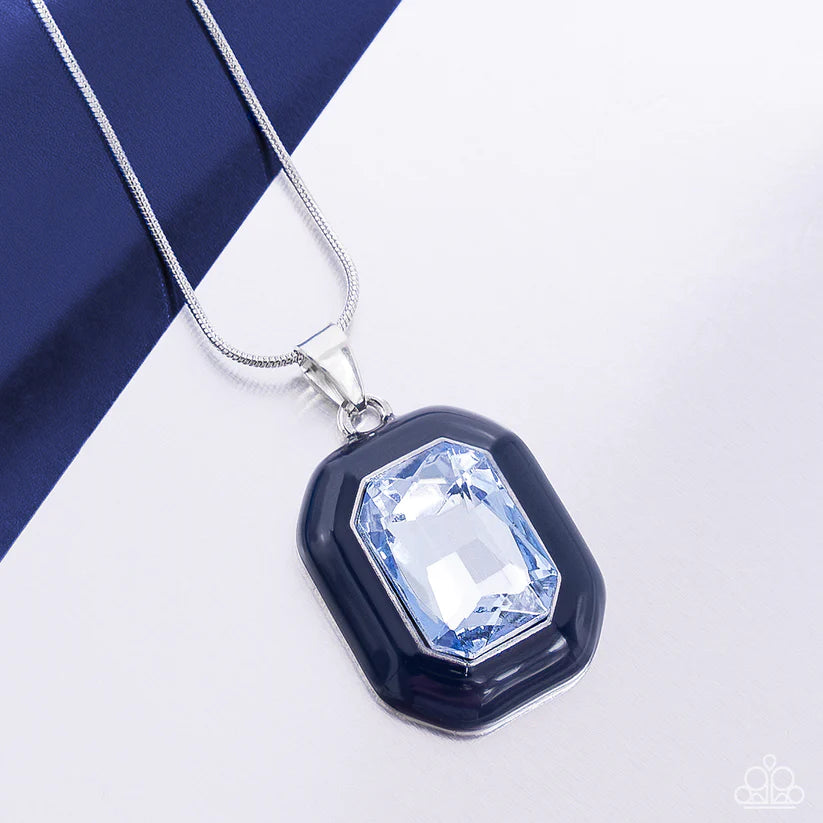Emerald Energy - blue - Paparazzi necklace