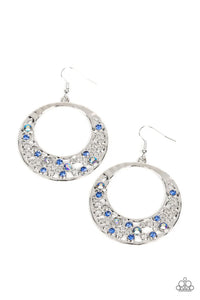 Enchanted Effervescence - blue - Paparazzi earrings (PZ-3594)