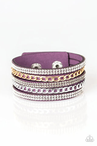 Fashion Fiend - purple - Paparazzi bracelet (W228)