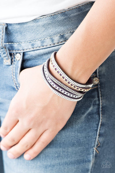 Fashion Fiend - purple - Paparazzi bracelet (W228)