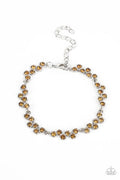 Flatter Yourself - brown - Paparazzi bracelet (PZ-5495)