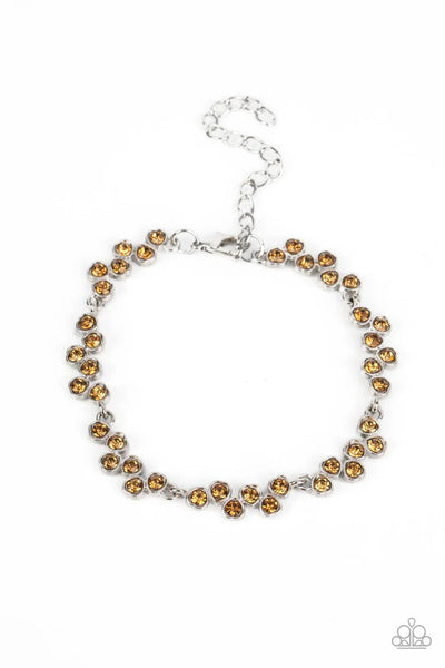 Flatter Yourself - brown - Paparazzi bracelet (PZ-5495)