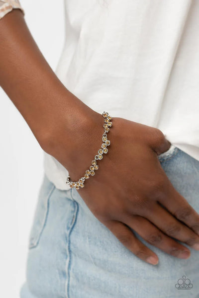 Flatter Yourself - brown - Paparazzi bracelet (PZ-5495)