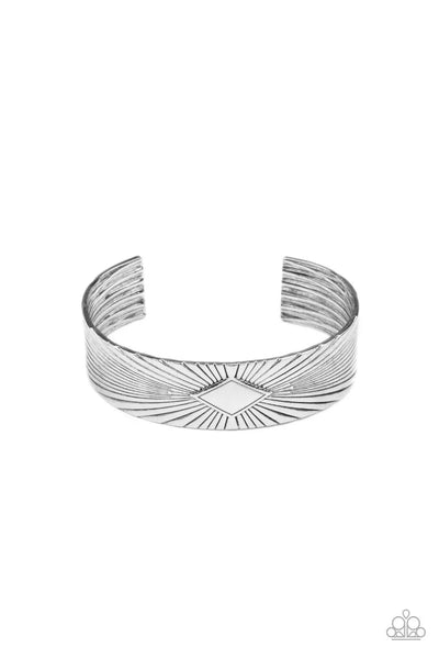 Magnate Mecca - silver - Paparazzi MENS bracelet (PZ-4989)