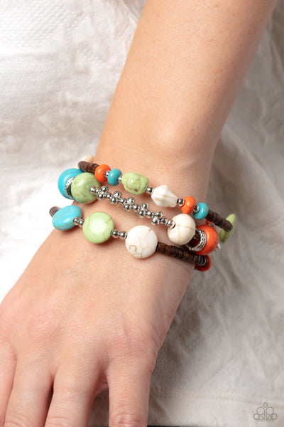 Operation Outdoors - multi - Paparazzi bracelet