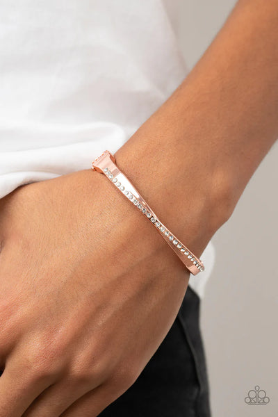 Palace Penthouse - copper - Paparazzi bracelet (PZ-3704)