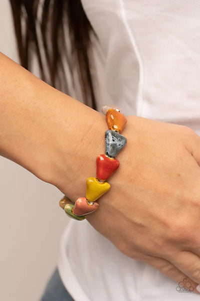 SHARK Out of Water - multi - Paparazzi bracelet (PZ-3680)
