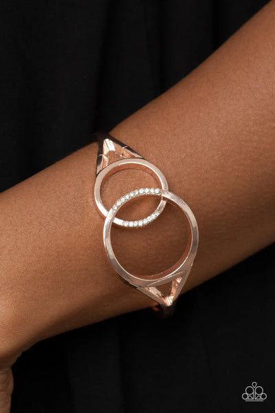 Scope of Expertise - rose gold - Paparazzi bracelet