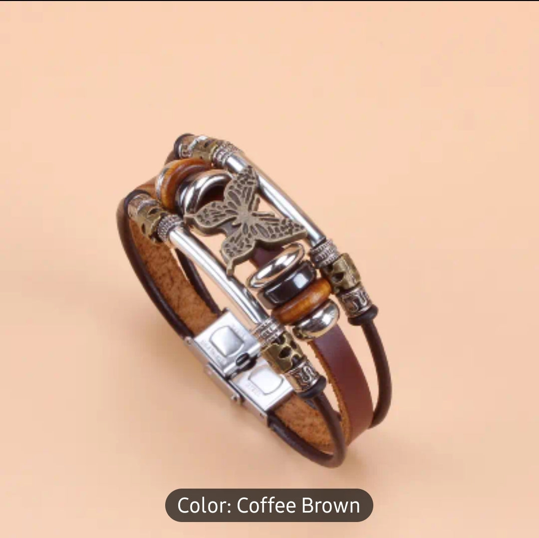 Butterfly Centerpiece - Brass Country Craft Barn Bracelet