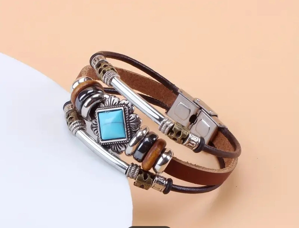 On Point Turquoise - Country Craft Barn Bracelet (#310)