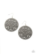 The Whole Nine VINEYARDS - silver - Paparazzi earrings (PZ-3963)