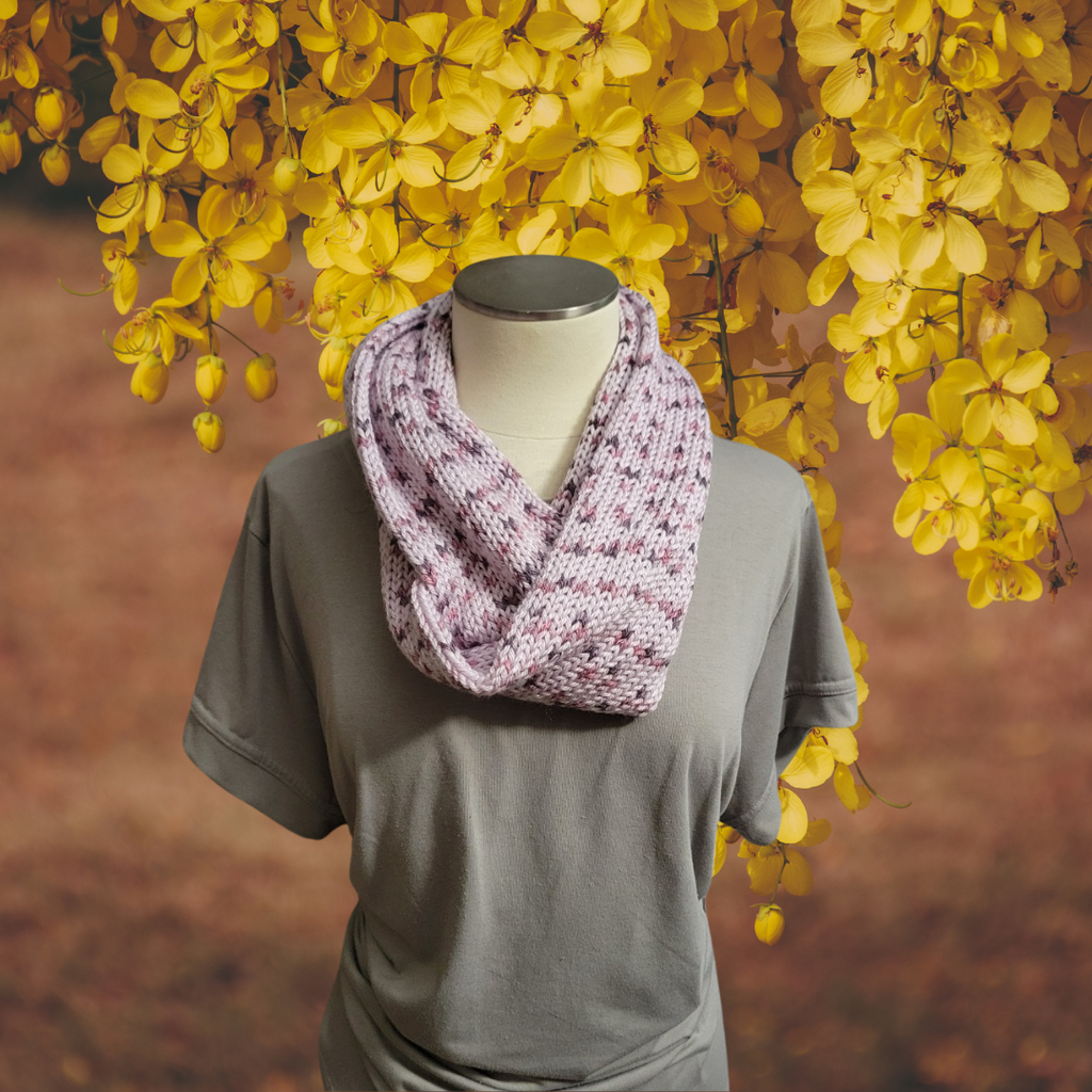 Wisteria - Purple Country Craft Barn Infinity Scarf (SC-1038)