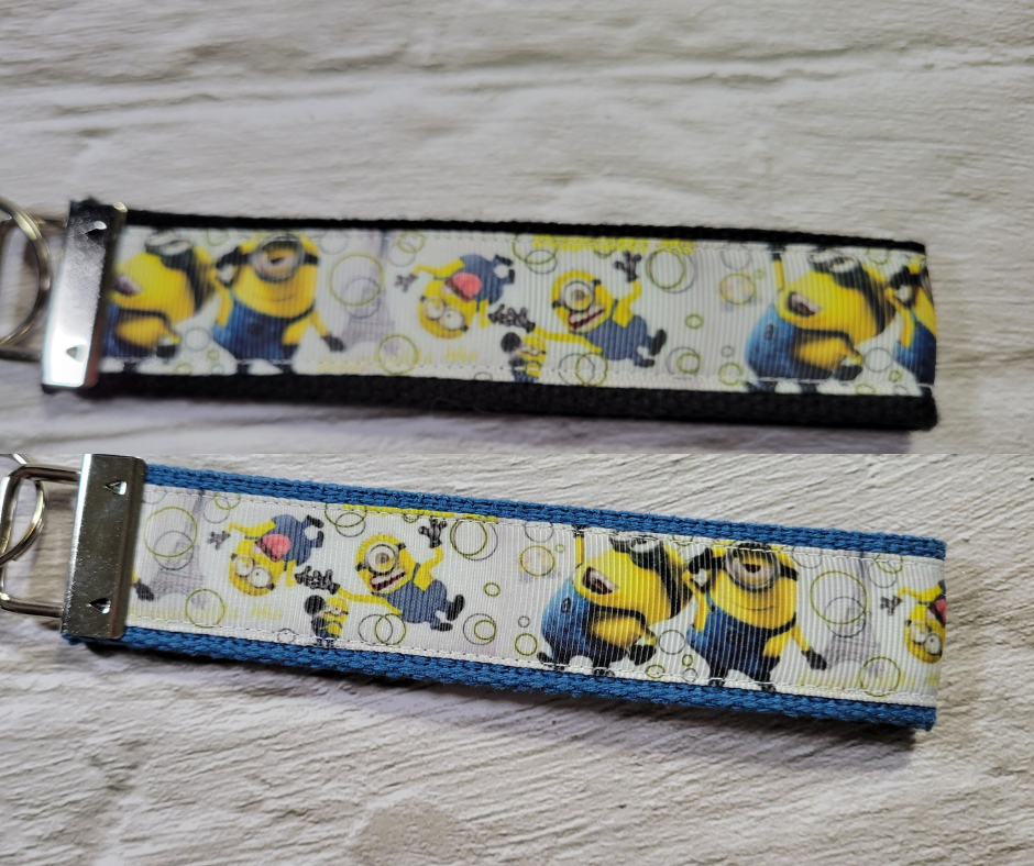 Minions and Bubbles - Country Craft Barn Key Chain (#49)