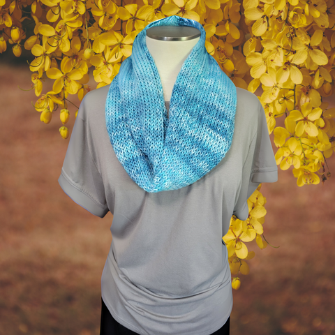 Teal - Blue Country Craft Barn Infinity Scarf (#1022)