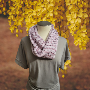 Wisteria - Purple Country Craft Barn Infinity Scarf (#1038)