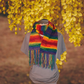 Inclusivity - Rainbow Country Craft Barn Fringe Scarf (KS-1020)