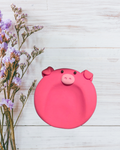 Porkchop Pete - Pink Country Craft Barn Polymer Clay Worry Stone (WS-005)