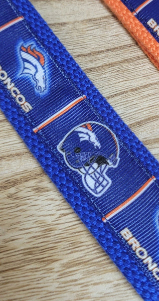 Denver Broncos  - Block Style - Country Craft Barn Key Chain (#24)