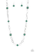 Fundamental Fashion - Green Paparazzi Necklace (PZ-1482)