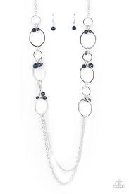 Ante UPSCALE - blue - Paparazzi necklace (PZ-3594)