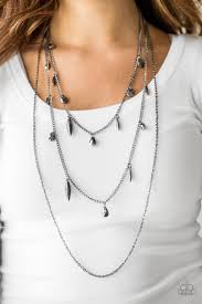 Bravo Bravado - Black Paparazzi Necklace (PZ-5316)