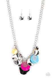 Oceanic Opera - multi - Paparazzi necklace (PZ-2989)