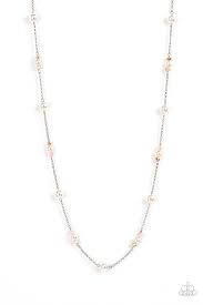 Keep Your Eye on the BALLROOM - Pink Paparazzi Necklace (PZ-4682)