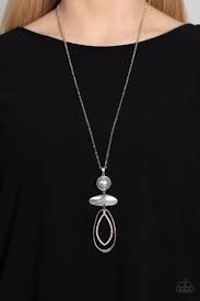 Modern Day Demure - Silver Paparazzi Necklace (PZ-5761)