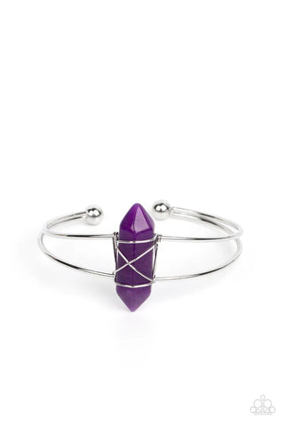 Terra Transcendence - Purple Paparazzi Bracelet (PZ-4267)