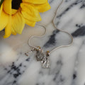I Love U - Silver Country Craft Barn Necklace (#538)