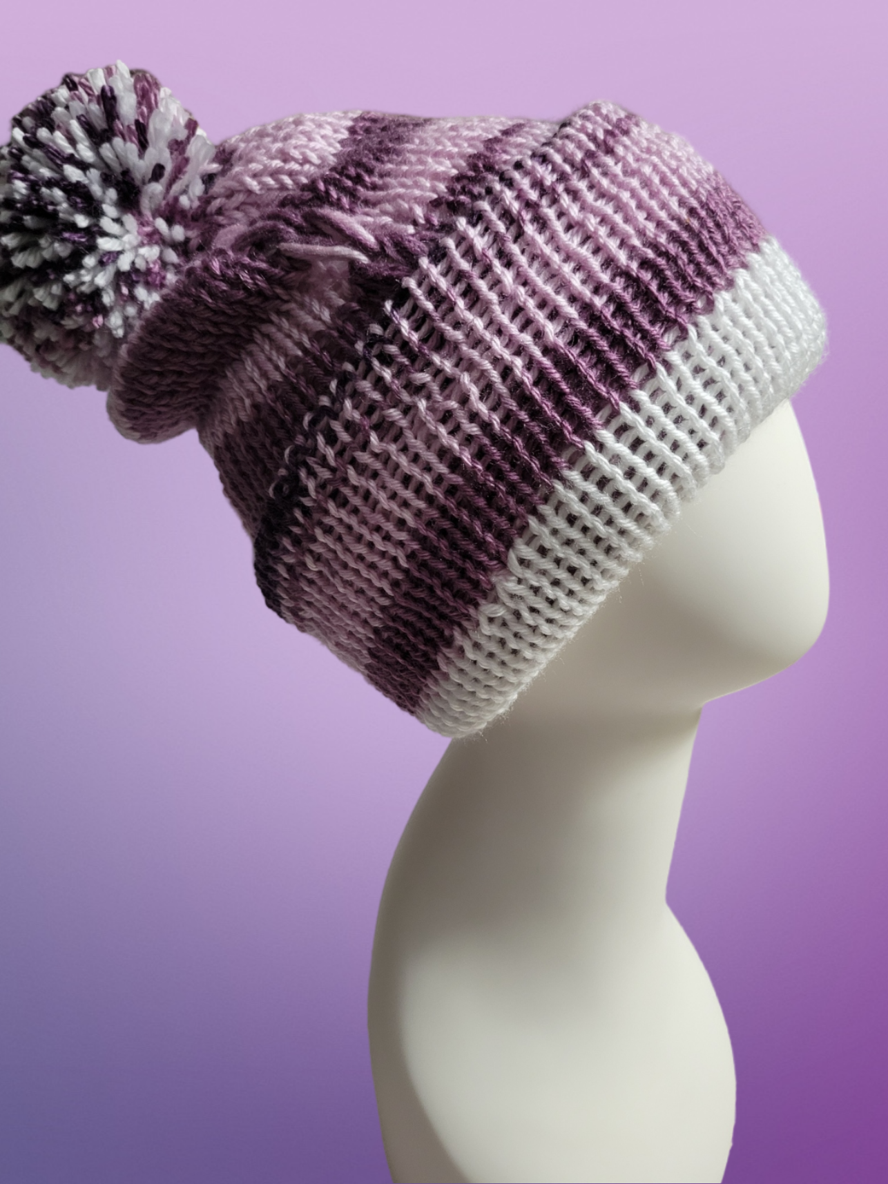 Grape Ombre - Purple Country Craft Barn Scarf Set (SFS-3002)