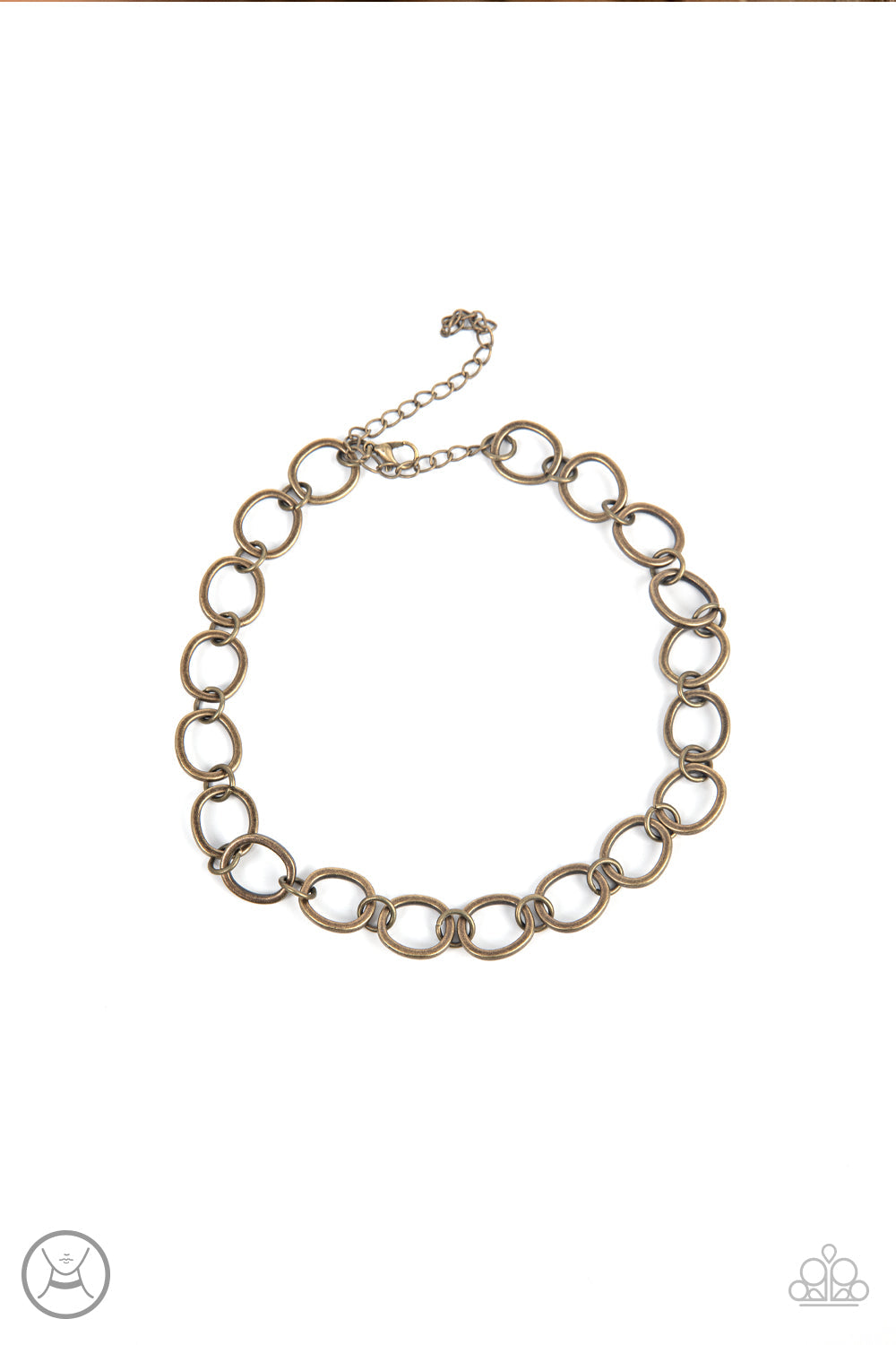 90s Nostalgia - Brass Paparazzi Necklace (#4456)