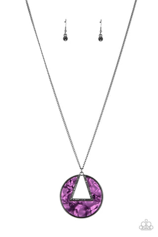 Chromatic Couture - Purple Paparzzi Necklace (#4417)