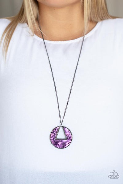 Chromatic Couture - Purple Paparzzi Necklace