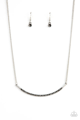 Collar Poppin Sparkle - Silver Paparazzi Necklace (#4318)