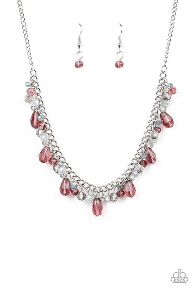 Courageously Catwalk - Purple Paparazzi Necklace (PZ-730)