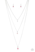 Paparazzi Necklace - Crystal Chic - Pink (#257)